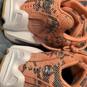 Nike Pink and White Sneakers Modern Design